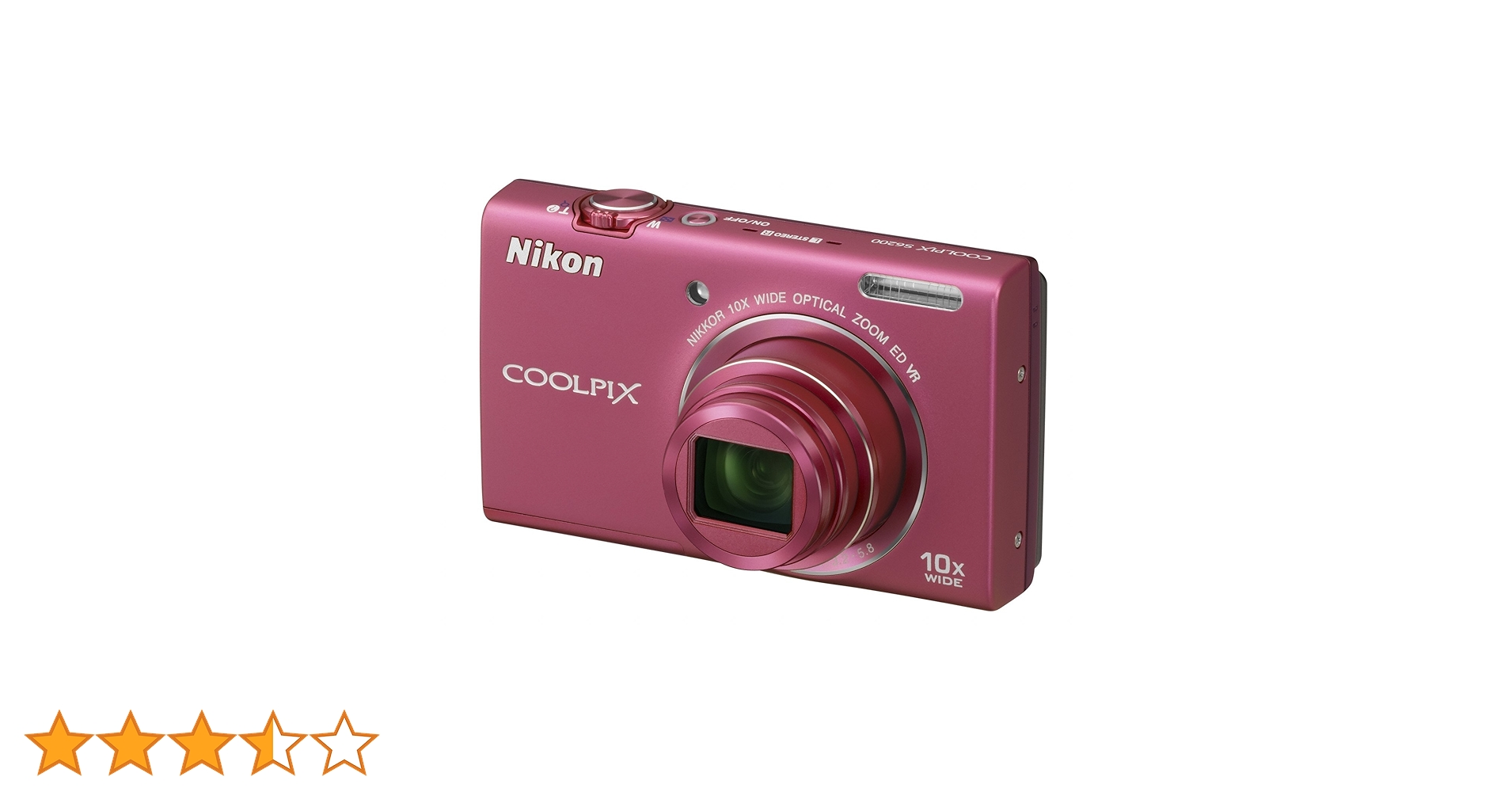 Nikon Coolpix S6200　ピンク 中古】Nikon ニコン COOLPIX S6200 チェリーピンク コンパクト
